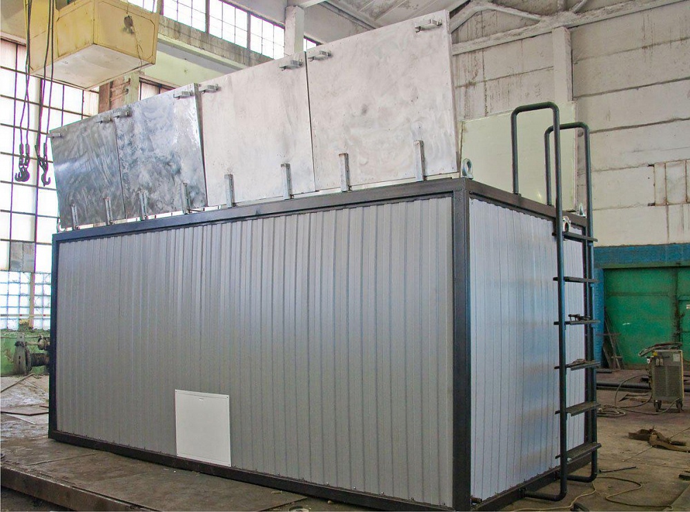 Фотография произведенной системы очистки ливневого стока для строительной компании, г. Москва